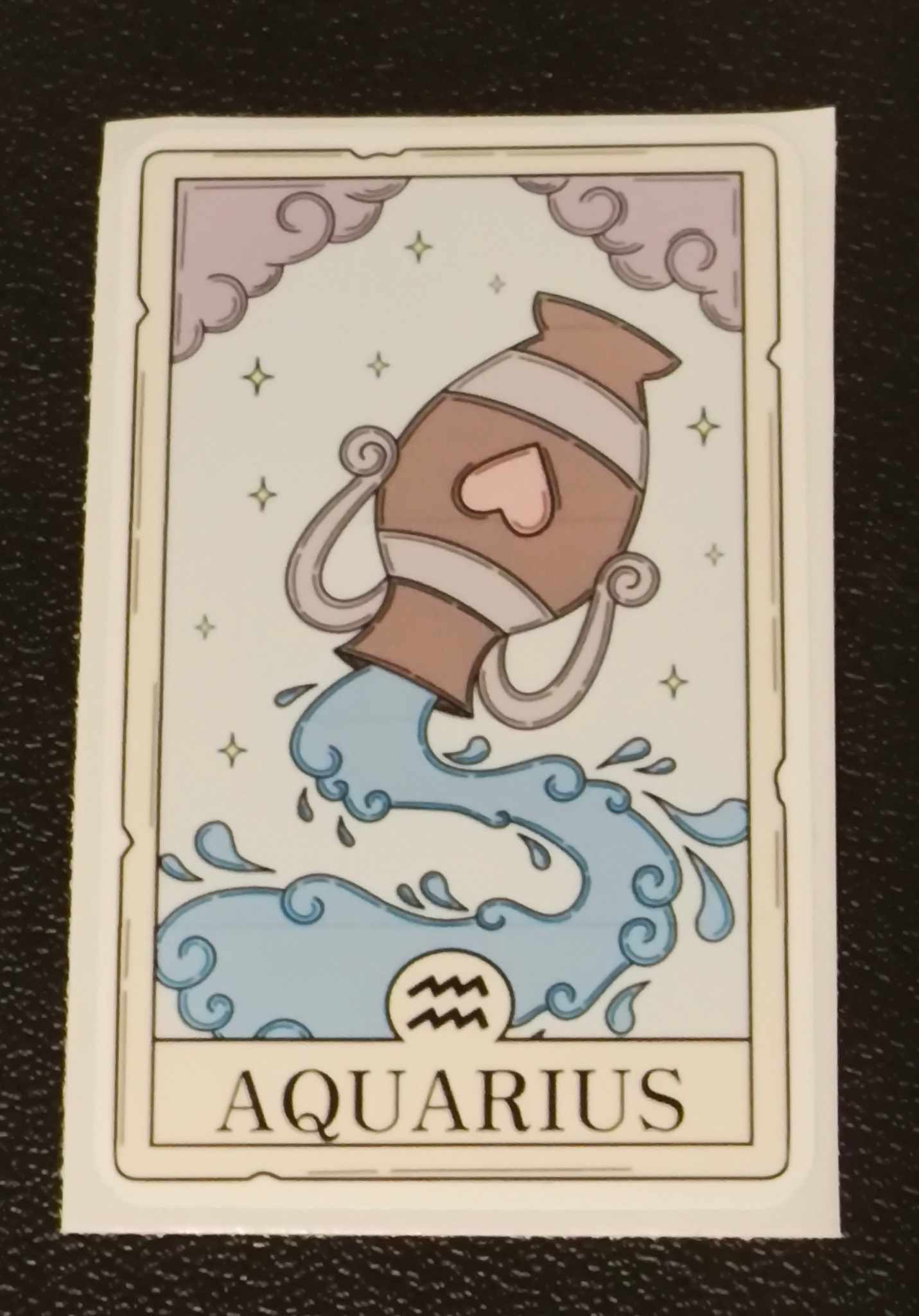 Aquarius (Pastel Card)
