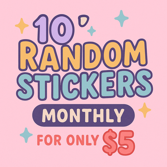 10 Stickers Monthly