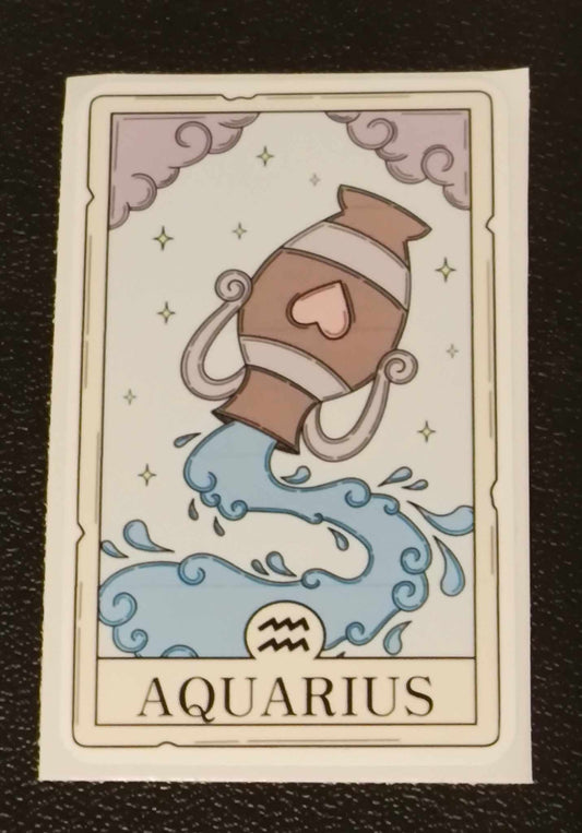 Aquarius (Pastel Card)